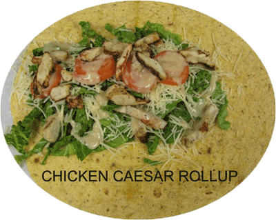 Chicken Caesar Rollup